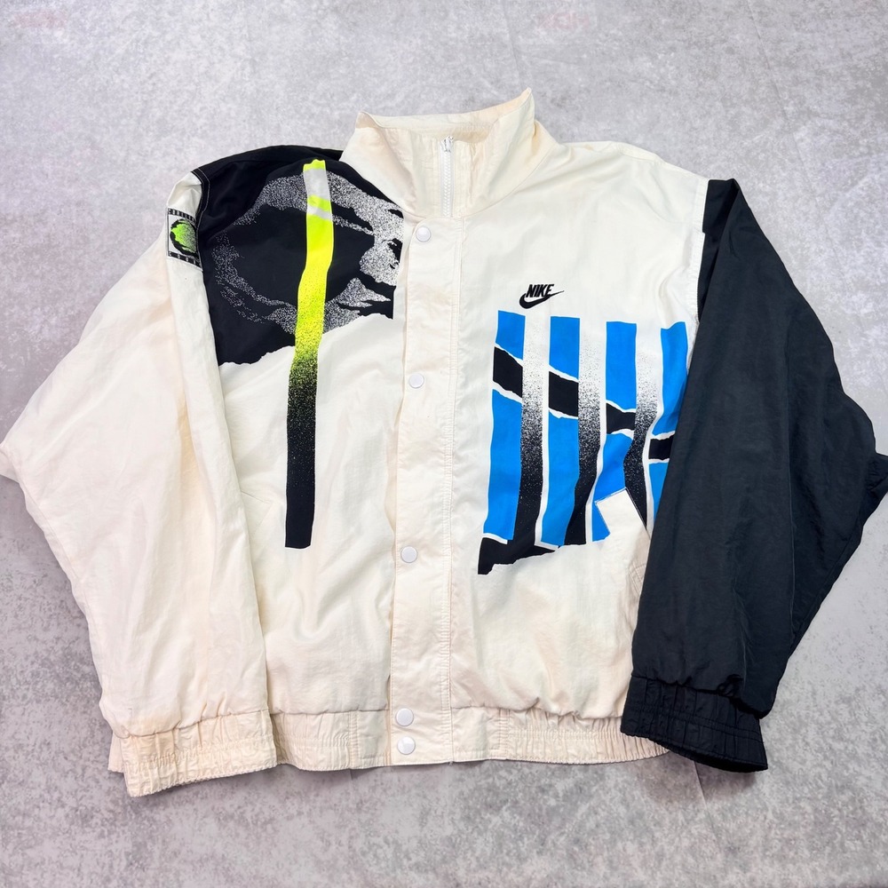Nike Air Tech Challenge Court Tennis Agassi Jacket Re-issue Vtg 90s Rare Large